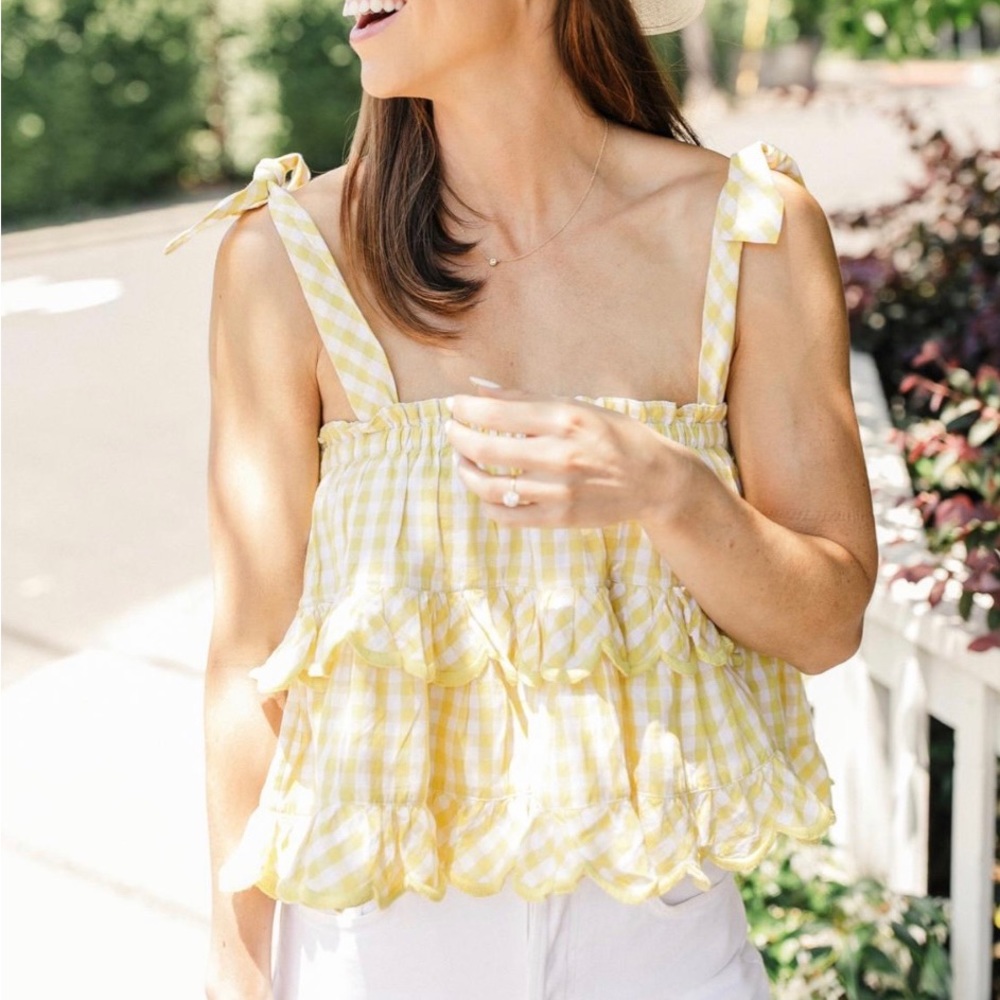 Innika Choo Frill Scallop Top